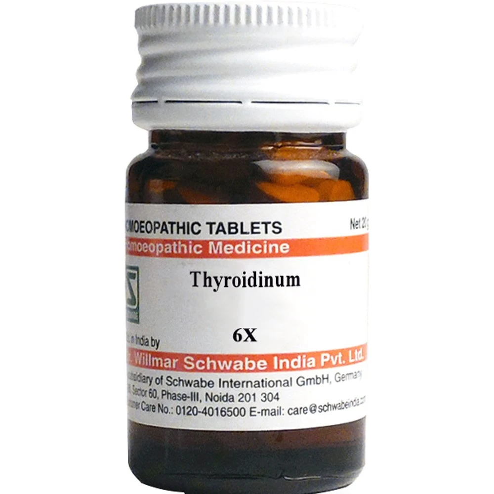 Willmar Schwabe India Thyroidinum 6X (20g) Willmar Schwabe India Thyroidinum 6X (20g)