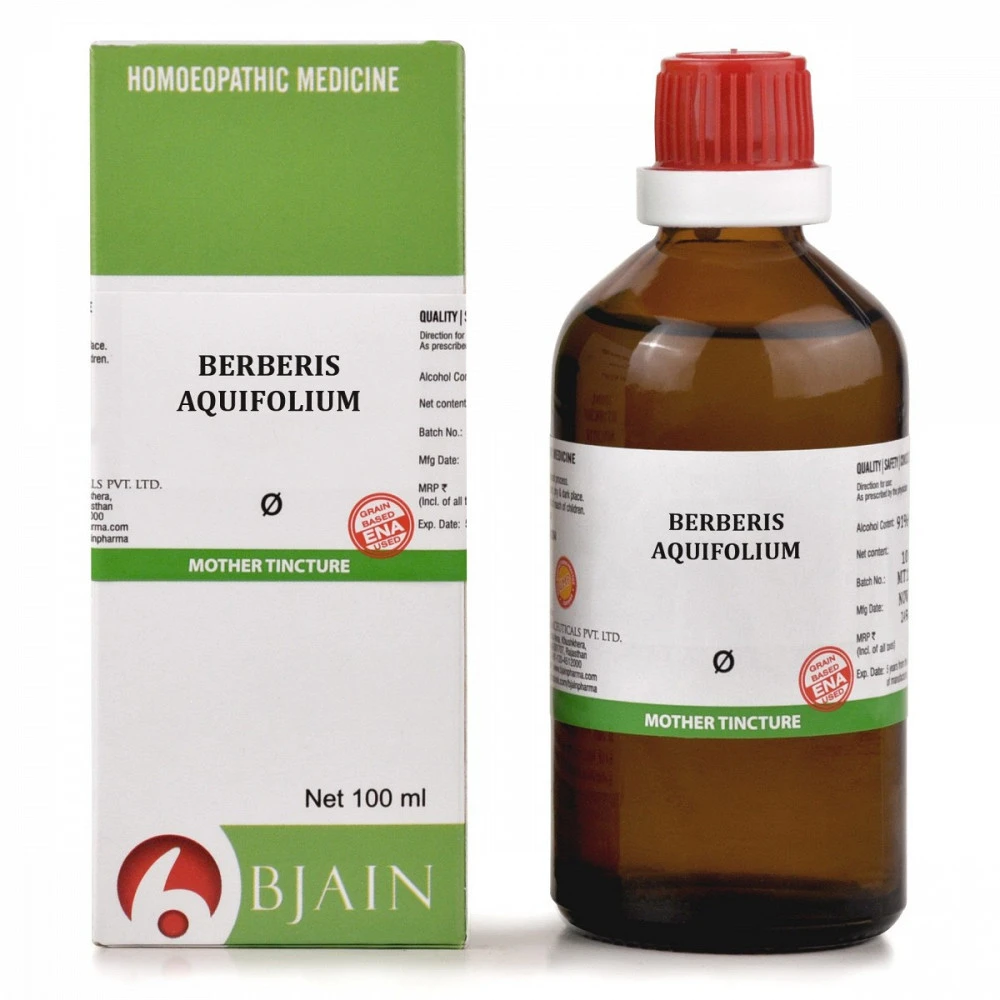 B Jain Berberis Aquifolium 1X (Q) (100ml) B Jain Berberis Aquifolium 1X (Q) (100ml)