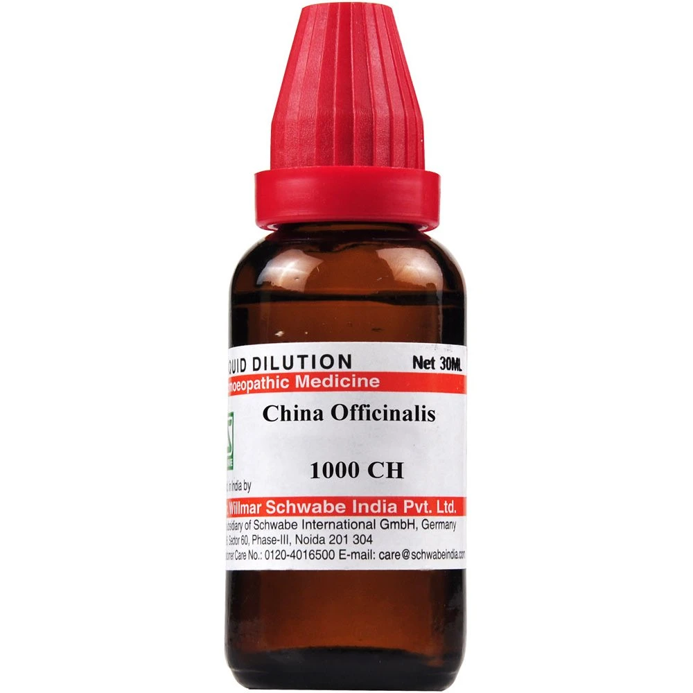 Willmar Schwabe India Cinchona Officinalis (China) 1000 CH (30ml) Willmar Schwabe India Cinchona Officinalis (China) 1000 CH (30ml)