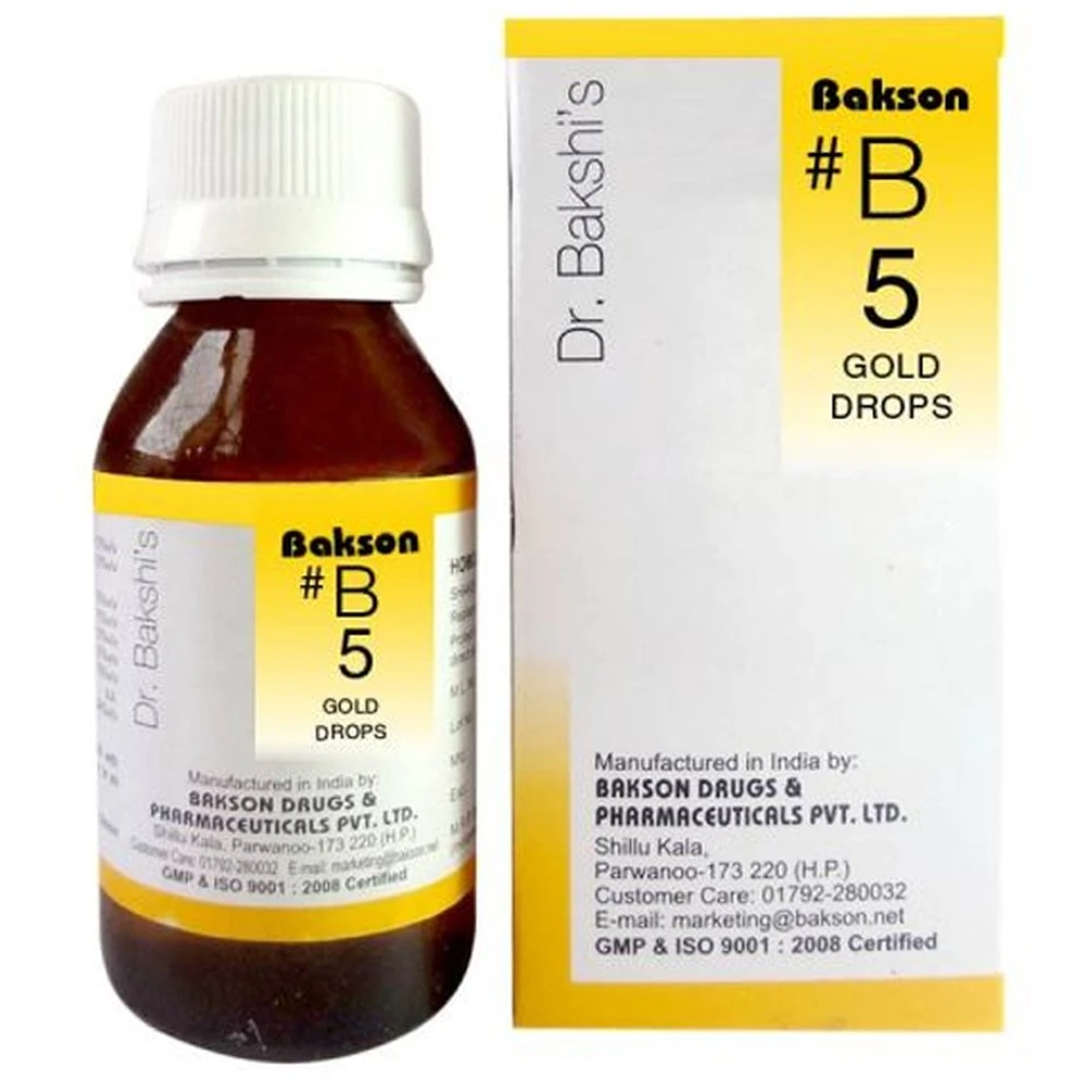 Bakson B5 Gold Drops (30ml) Bakson B5 Gold Drops (30ml)