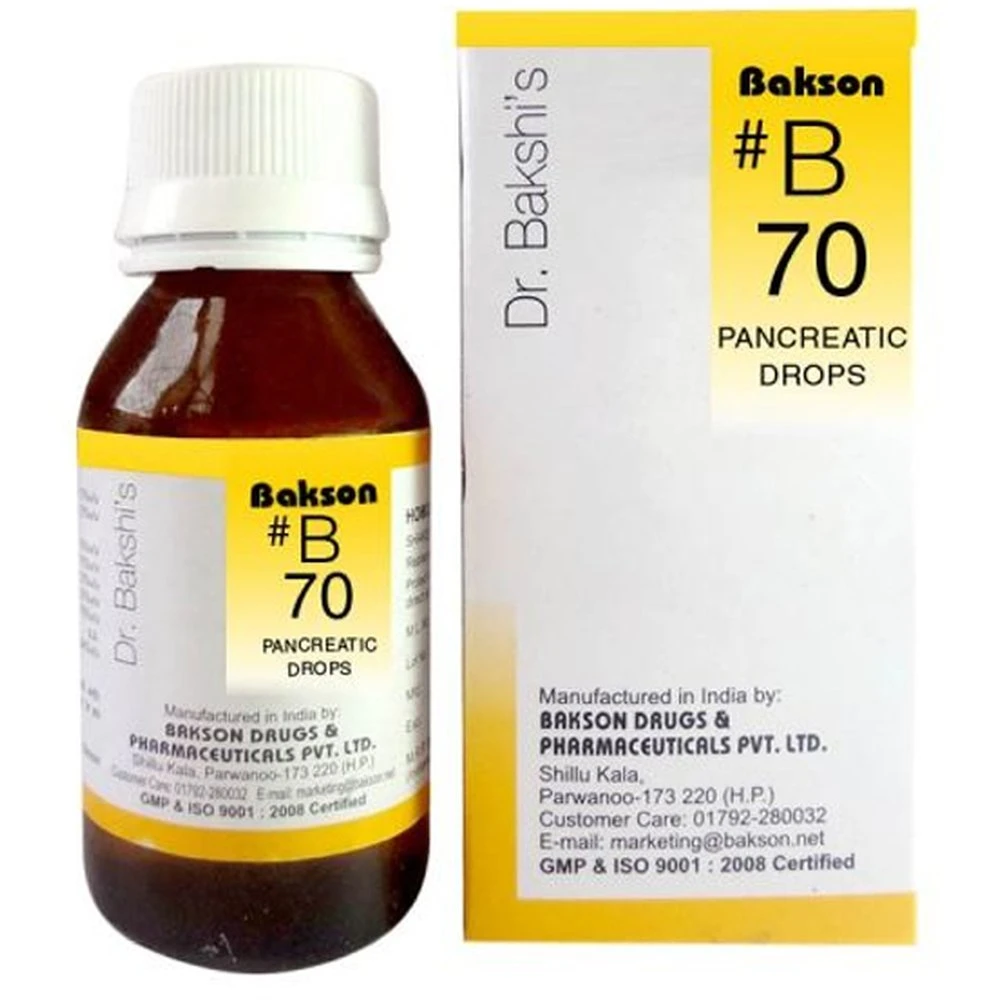 Bakson B70 Pancreatic Drops (30ml) Bakson B70 Pancreatic Drops (30ml)