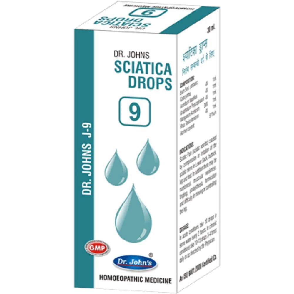 Dr John J 9 Sciatica Drops (30ml) Dr John J 9 Sciatica Drops (30ml)