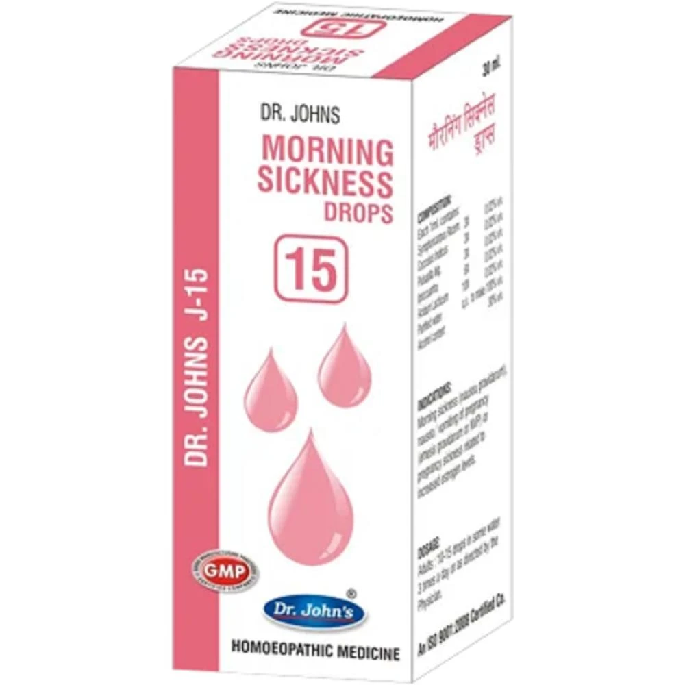 Dr John J 15 Morning Sickness Drops (30ml)