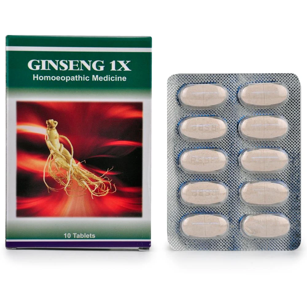 Dr. Bhargava Ginseng 1X Tablets (10tab) Dr. Bhargava Ginseng 1X Tablets (10tab)