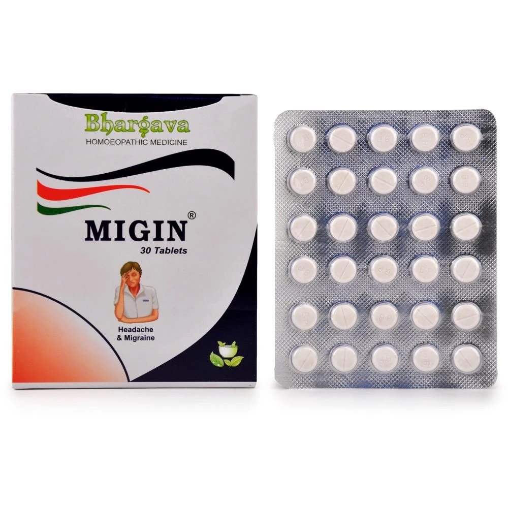 Dr. Bhargava Migin Tablets (30tab) Dr. Bhargava Migin Tablets (30tab)