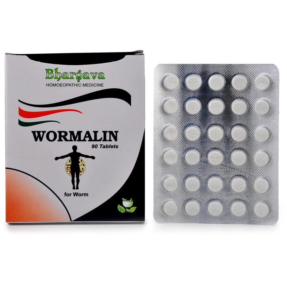 Dr. Bhargava Wormalin Tablets (90tab) Dr. Bhargava Wormalin Tablets (90tab)