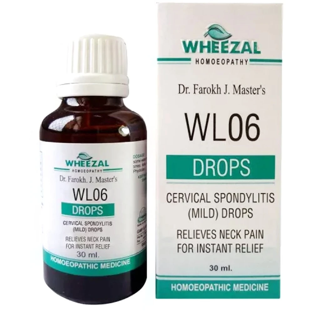 Wheezal WL-6 Cervical Spondylitis (Mild) Drops (30ml)