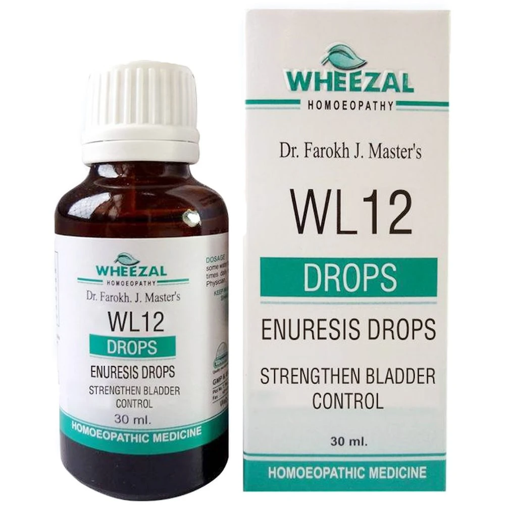 Wheezal WL-12 Enuresis Drops (30ml) Wheezal WL-12 Enuresis Drops (30ml)
