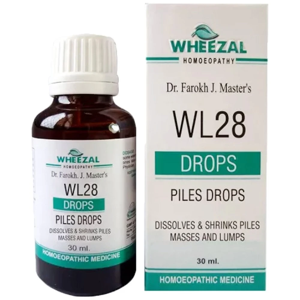 Wheezal WL-28 Piles Drops (30ml) Wheezal WL-28 Piles Drops (30ml)