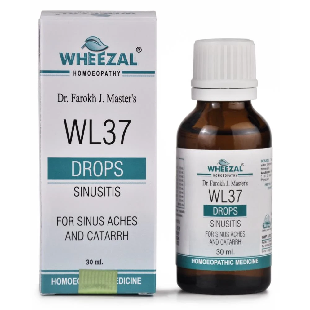 Wheezal WL-37 Sinusitis Drops (30ml) Wheezal WL-37 Sinusitis Drops (30ml)