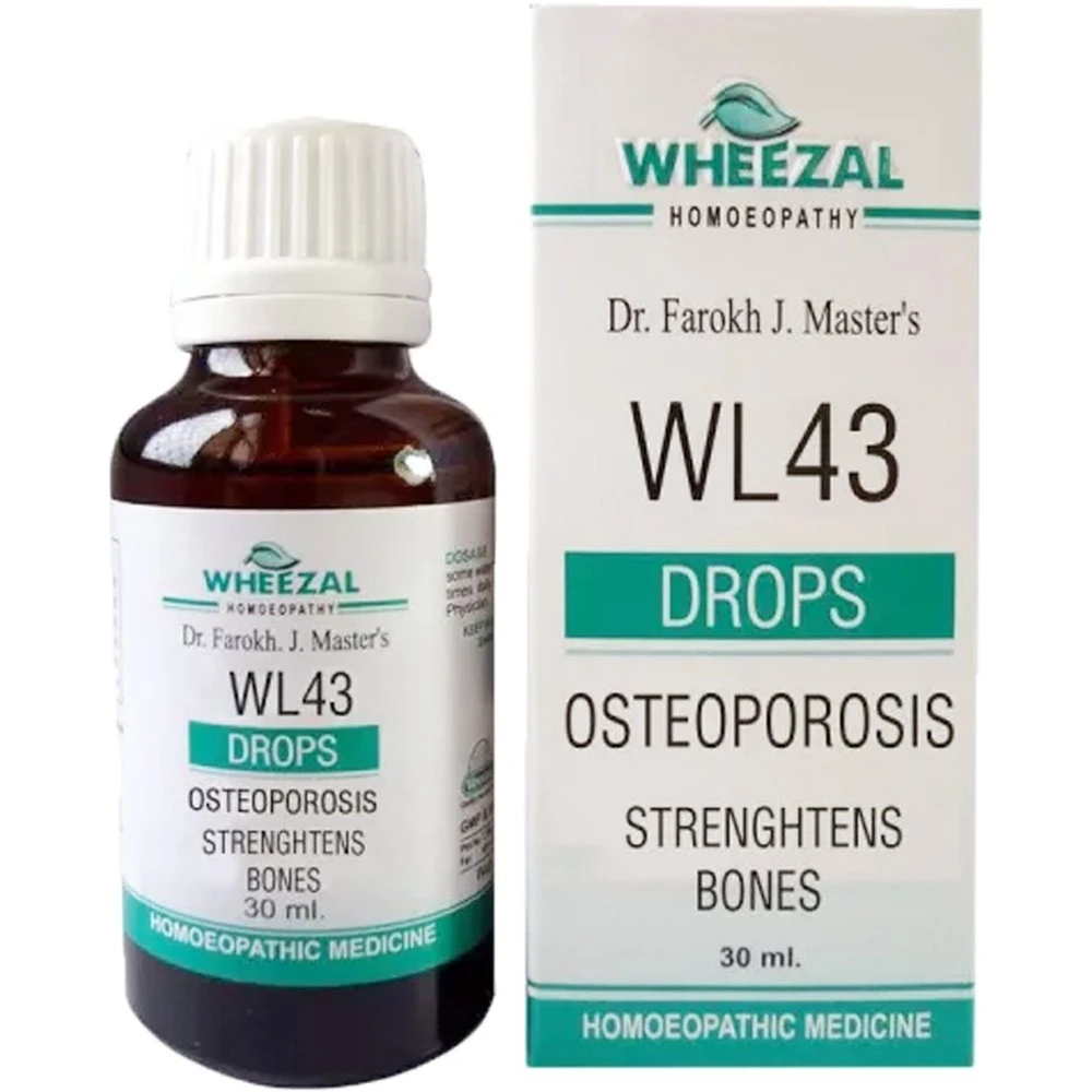 Wheezal WL-43 Osteoporosis Drops (30ml) Wheezal WL-43 Osteoporosis Drops (30ml)