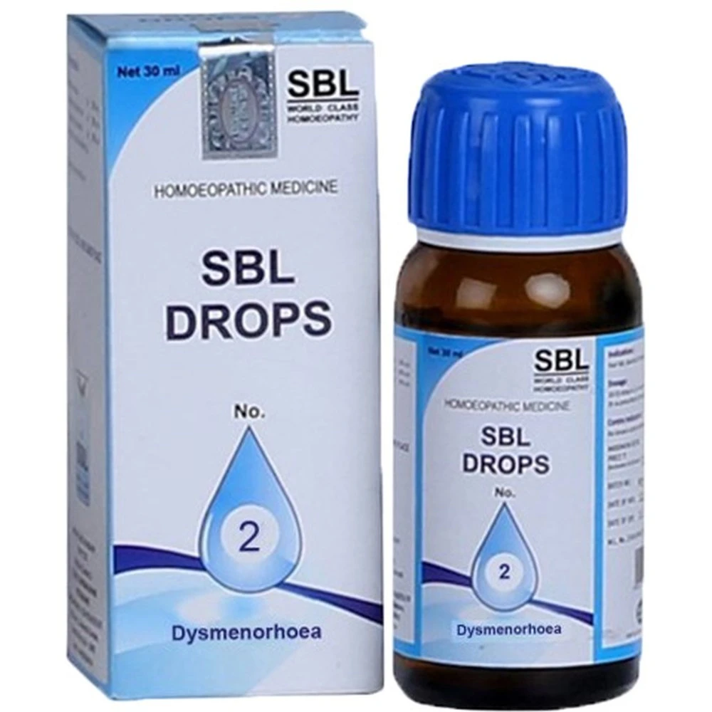 SBL Drops No 2 Dysmenorrhoea (30ml) SBL Drops No 2 Dysmenorrhoea (30ml)