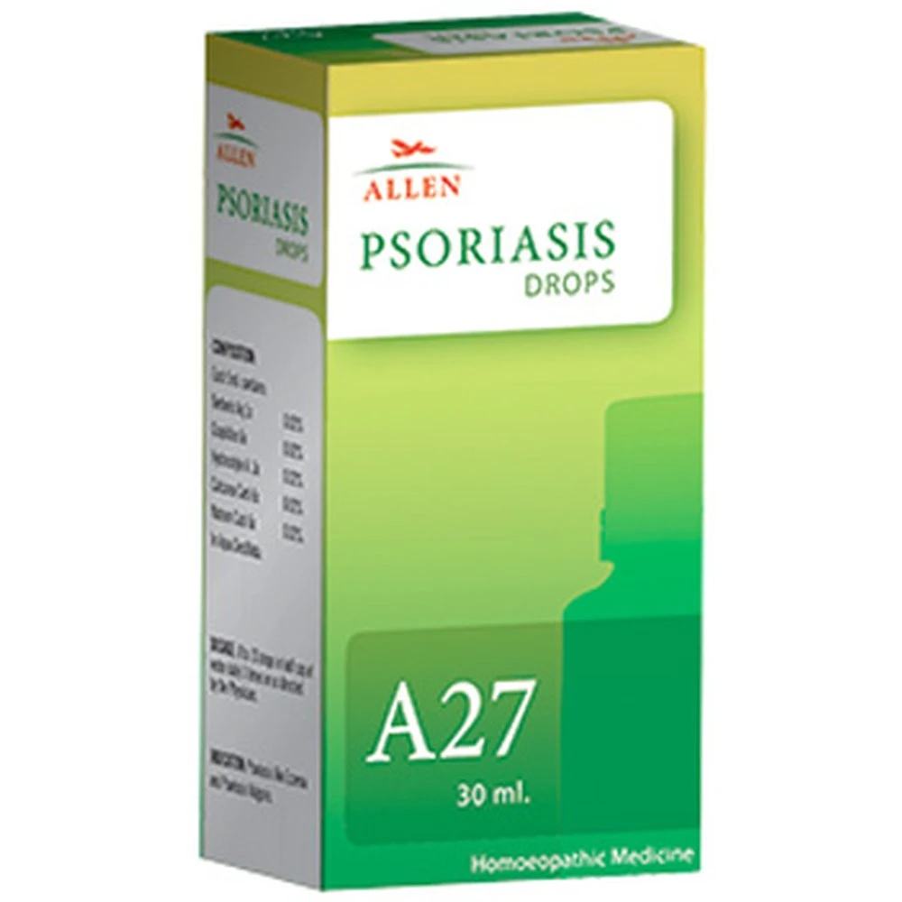 Allen A27 Psoriasis Drops (30ml) Allen A27 Psoriasis Drops (30ml)