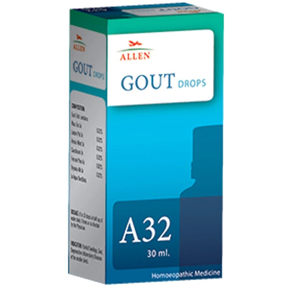 Allen A32 Gout Drops (30ml) Allen A32 Gout Drops (30ml)