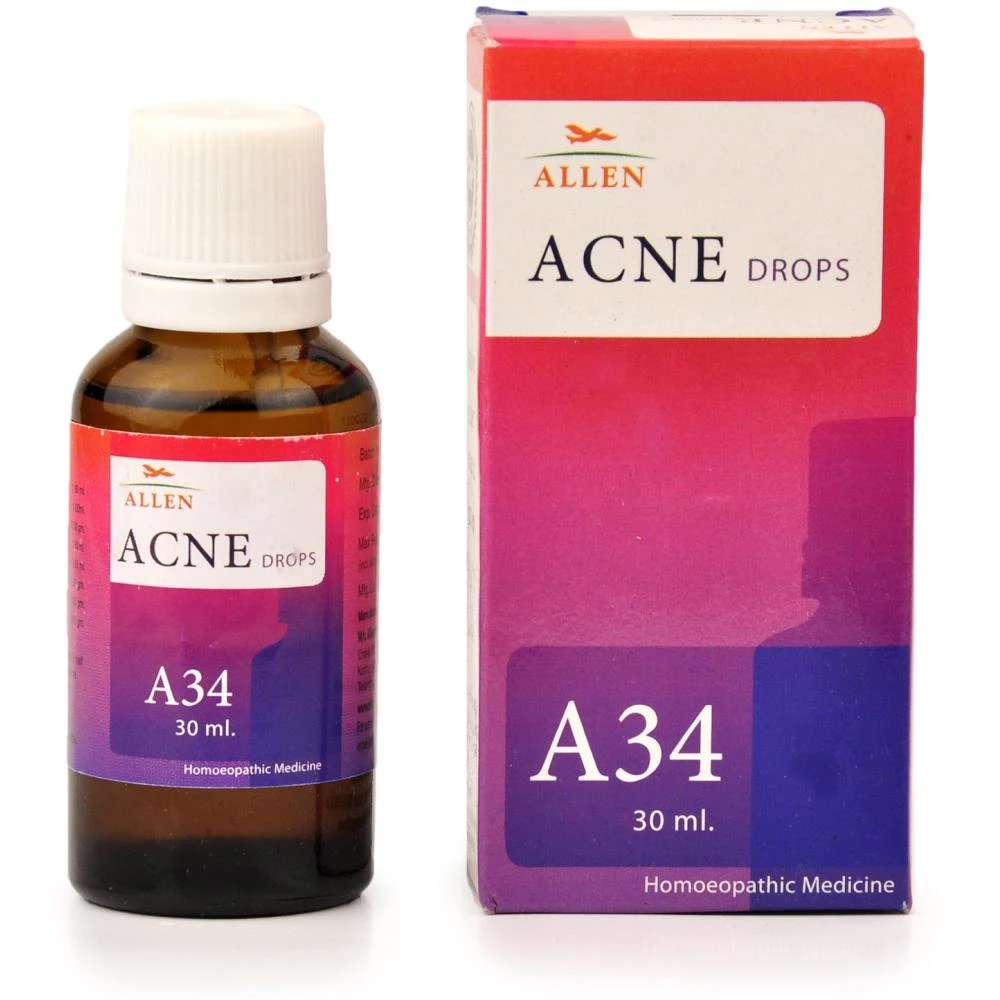 Allen A34 Acne Drops (30ml) Allen A34 Acne Drops (30ml)
