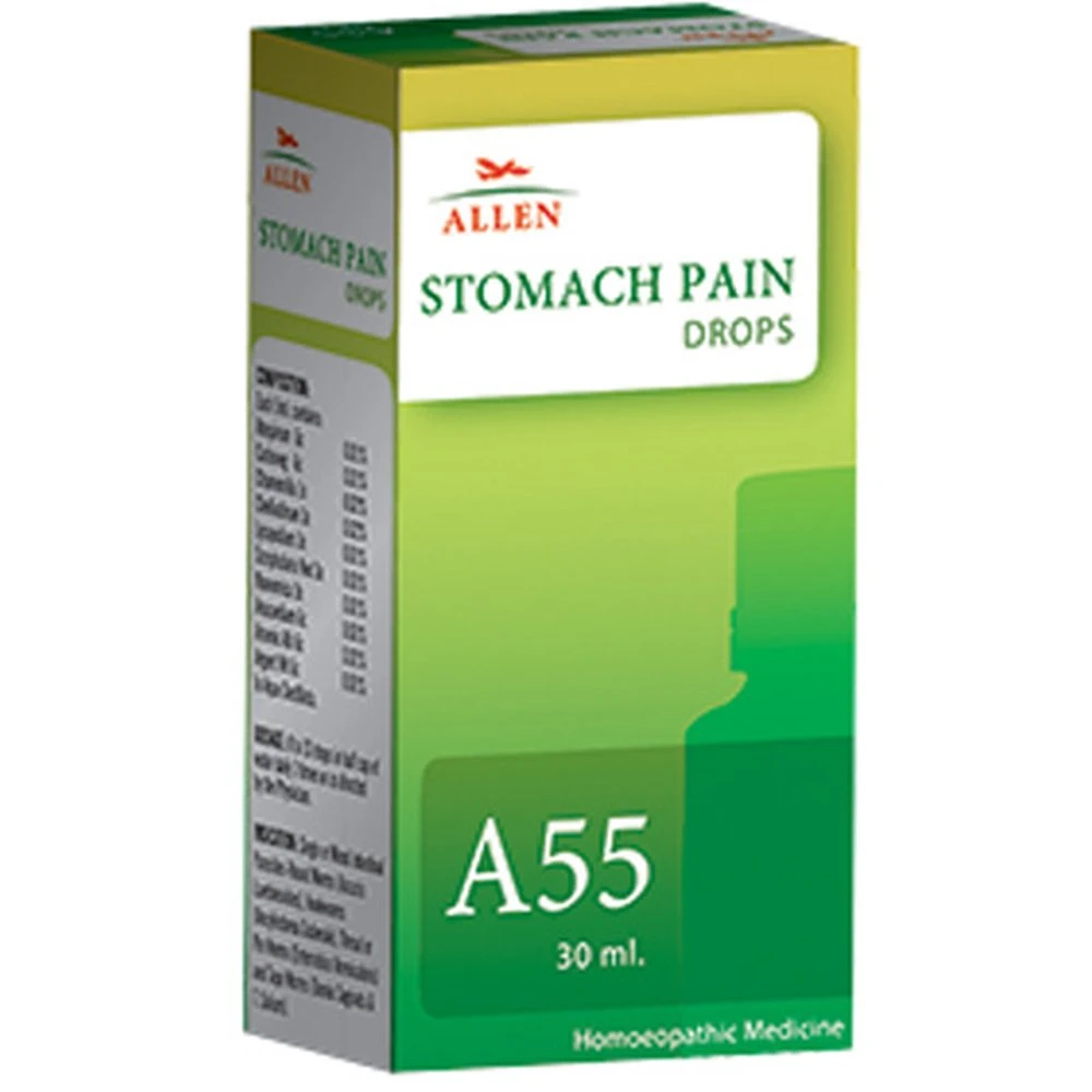 Allen A55 Stomach Pain Drops (30ml) Allen A55 Stomach Pain Drops (30ml)