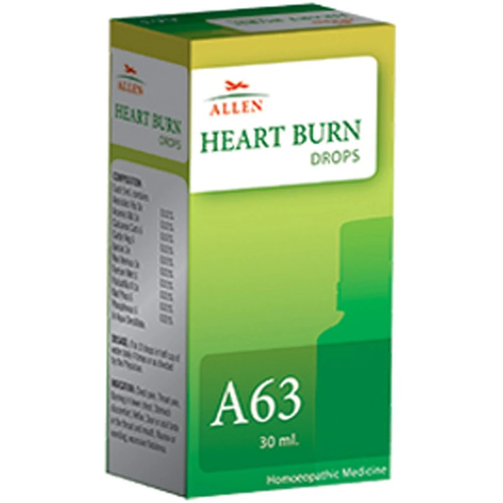 Allen A63 Heart Burn Drops (30ml) Allen A63 Heart Burn Drops (30ml)