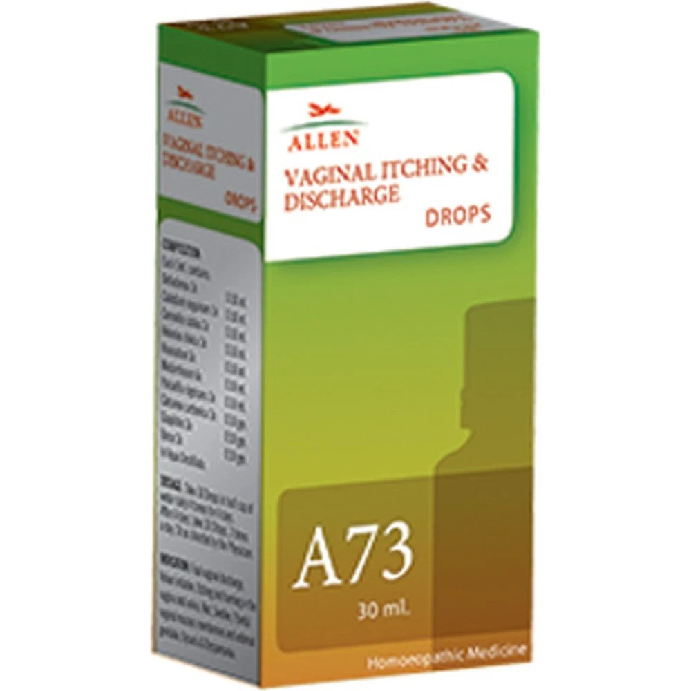 Allen A73 Vaginal Itching & Discharge Drops (30ml) Allen A73 Vaginal Itching & Discharge Drops (30ml)