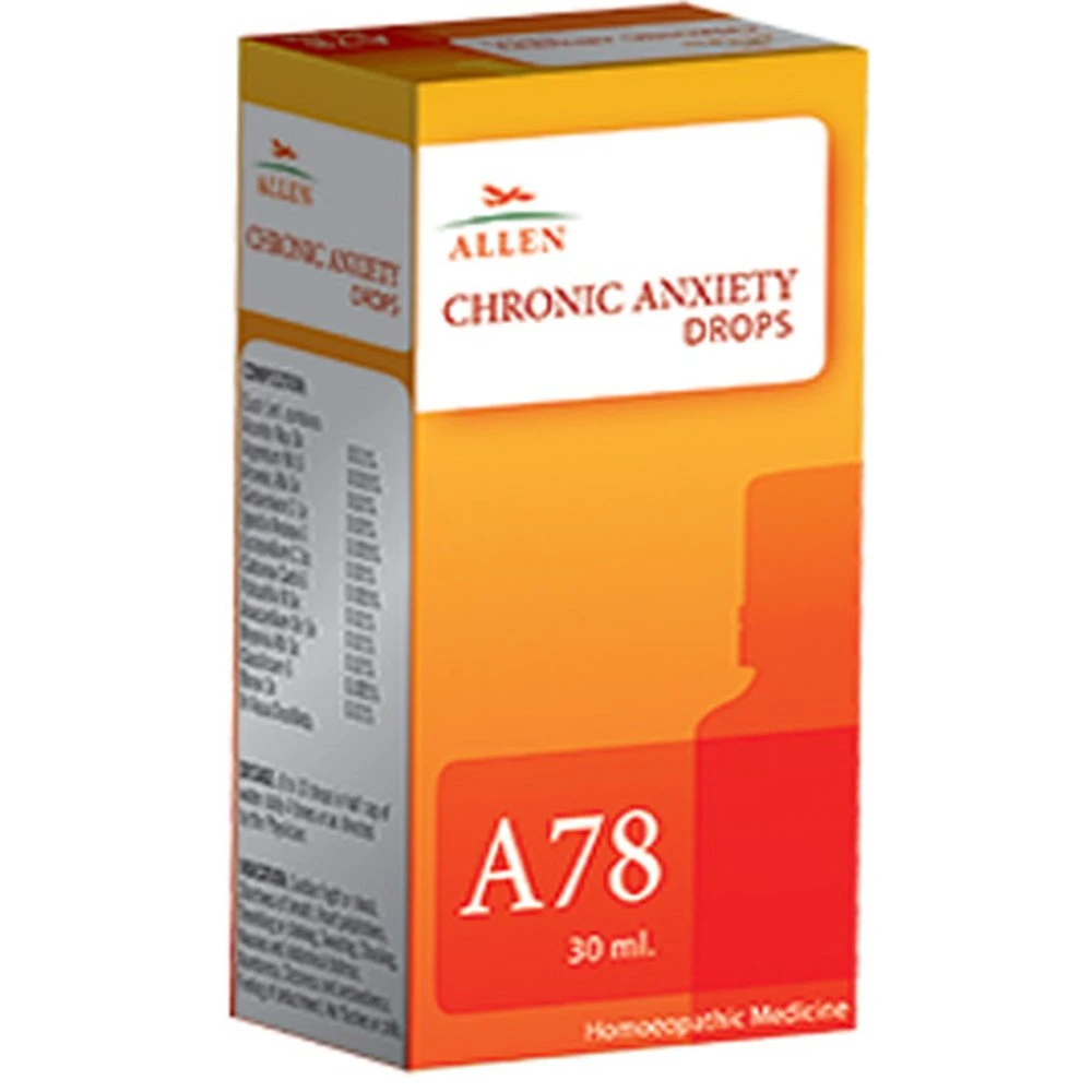 Allen A78 Chronic Anxiety Drops (30ml) Allen A78 Chronic Anxiety Drops (30ml)