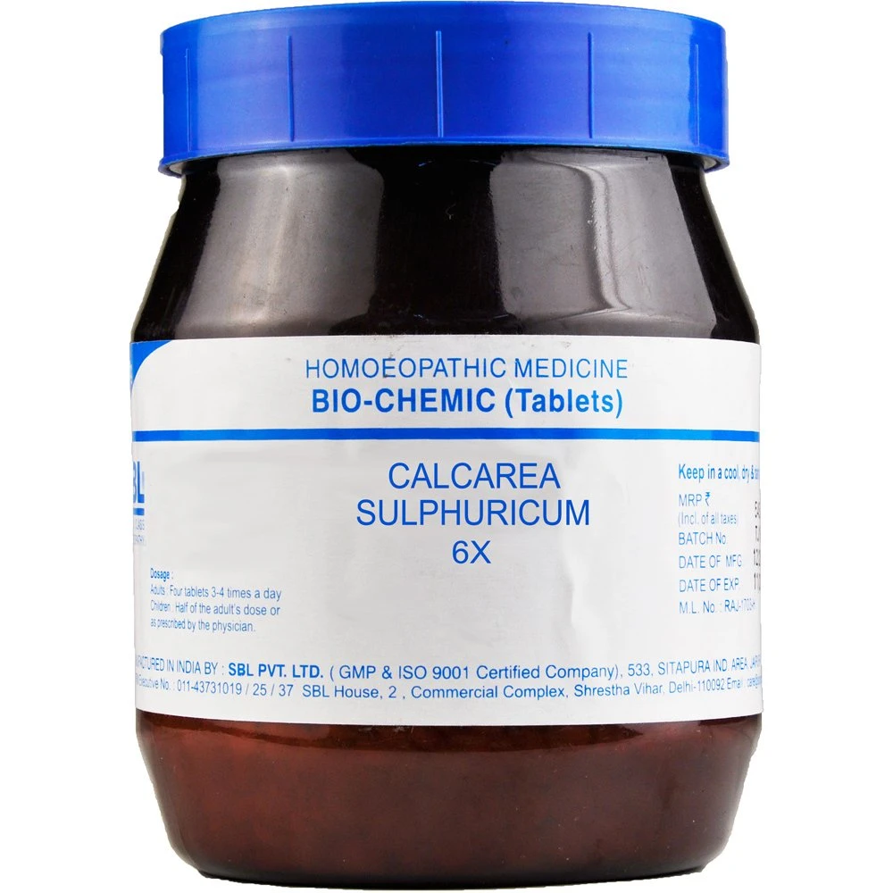 SBL Calcarea Sulphuricum 6X (450g) SBL Calcarea Sulphuricum 6X (450g)