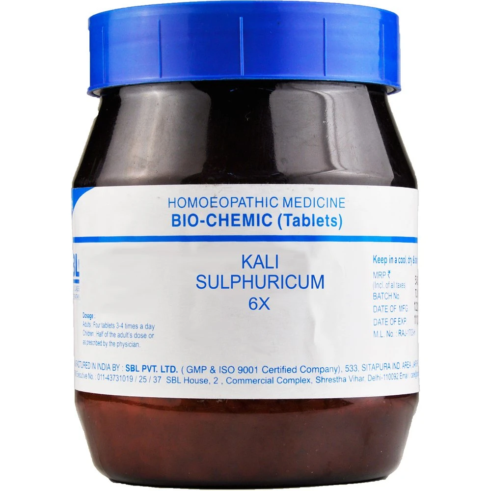 SBL Kali Sulphuricum 6X (450g) SBL Kali Sulphuricum 6X (450g)