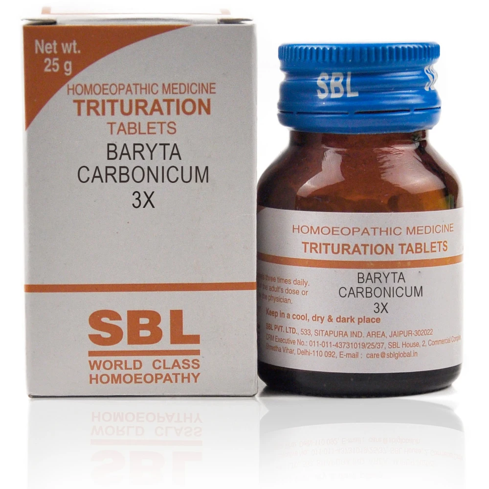 SBL Baryta Carbonicum 3X (25g) SBL Baryta Carbonicum 3X (25g)