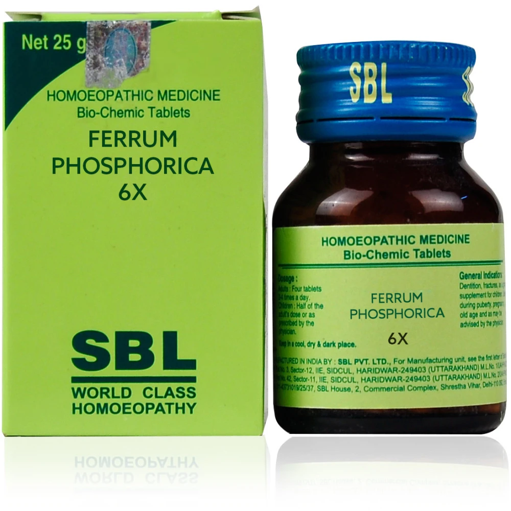 SBL Ferrum Phosphoricum 6X (25g) SBL Ferrum Phosphoricum 6X (25g)
