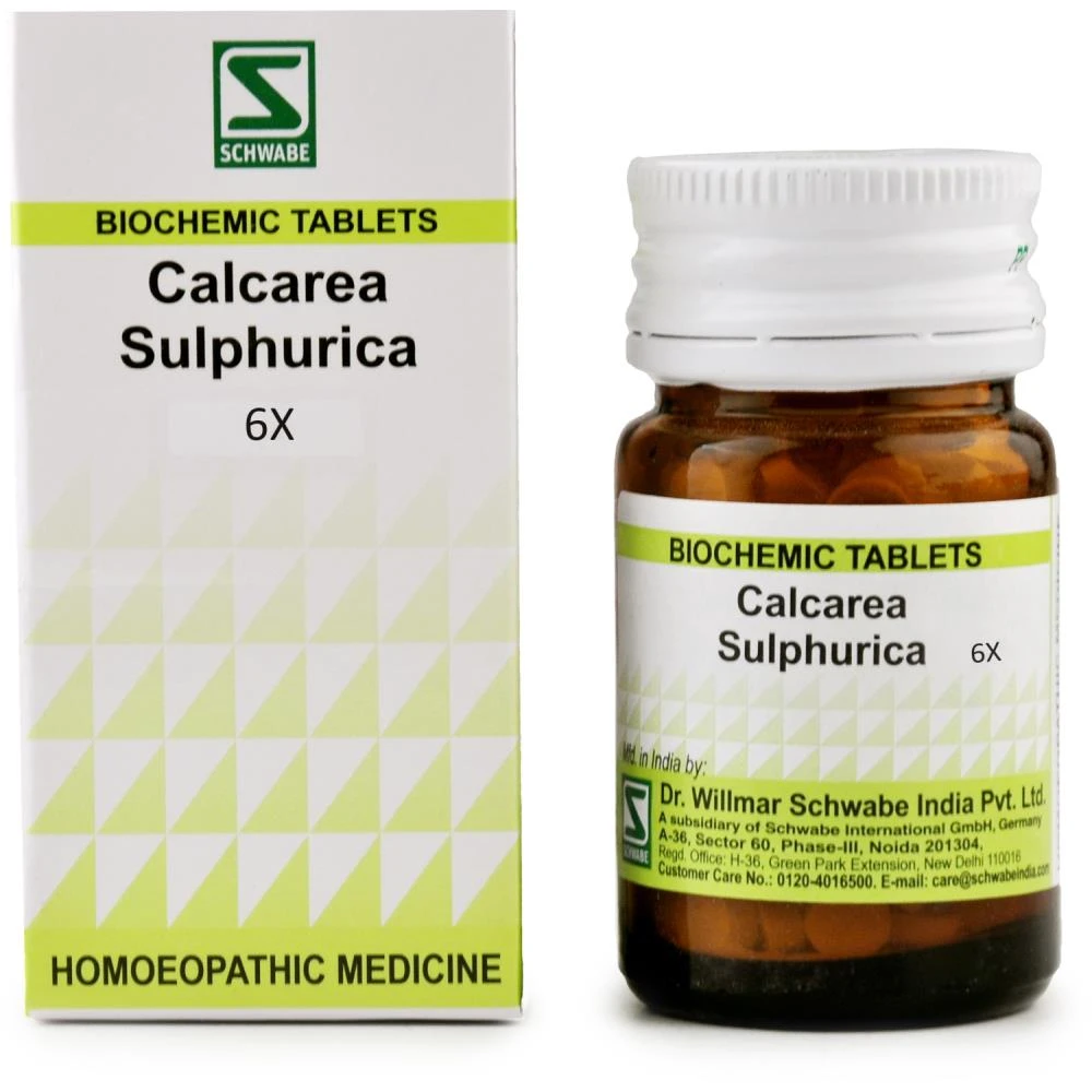Willmar Schwabe India Calcarea Sulphuricum 6X (20g) Willmar Schwabe India Calcarea Sulphuricum 6X (20g)