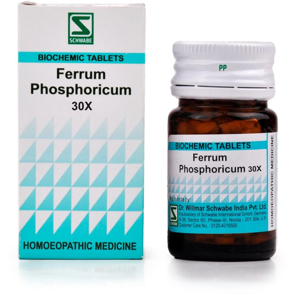 Willmar Schwabe India Ferrum Phosphoricum 30X (20g) Willmar Schwabe India Ferrum Phosphoricum 30X (20g)