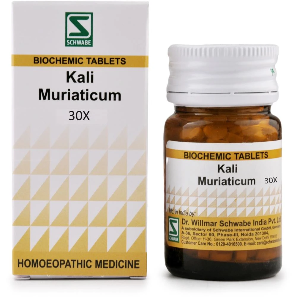 Willmar Schwabe India Kali Muriaticum 30X (20g) Willmar Schwabe India Kali Muriaticum 30X (20g)