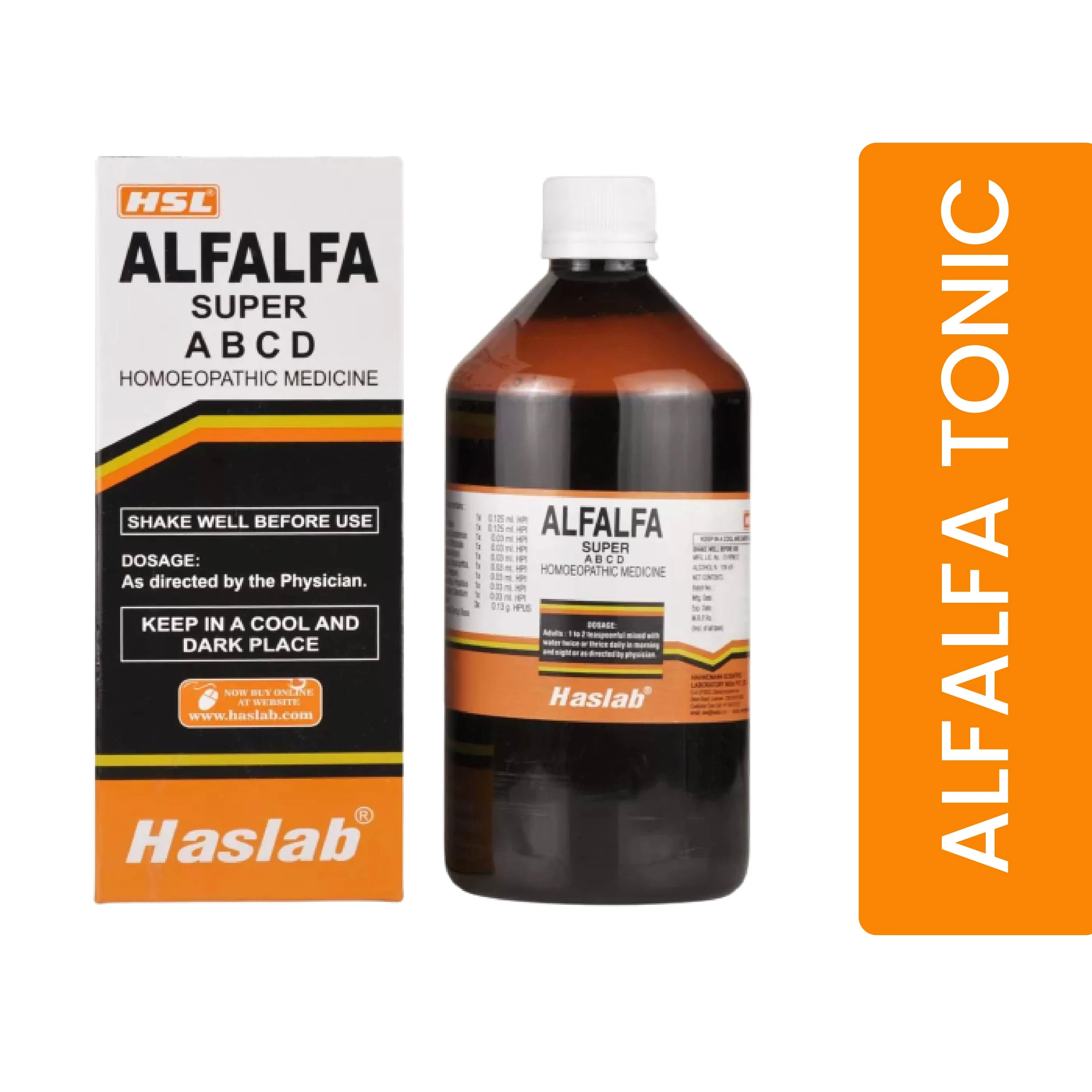 Haslab Alfalfa Super Tonic with Vitamin A B C D (450ml) Haslab Alfalfa Super Tonic with Vitamin A B C D (450ml)