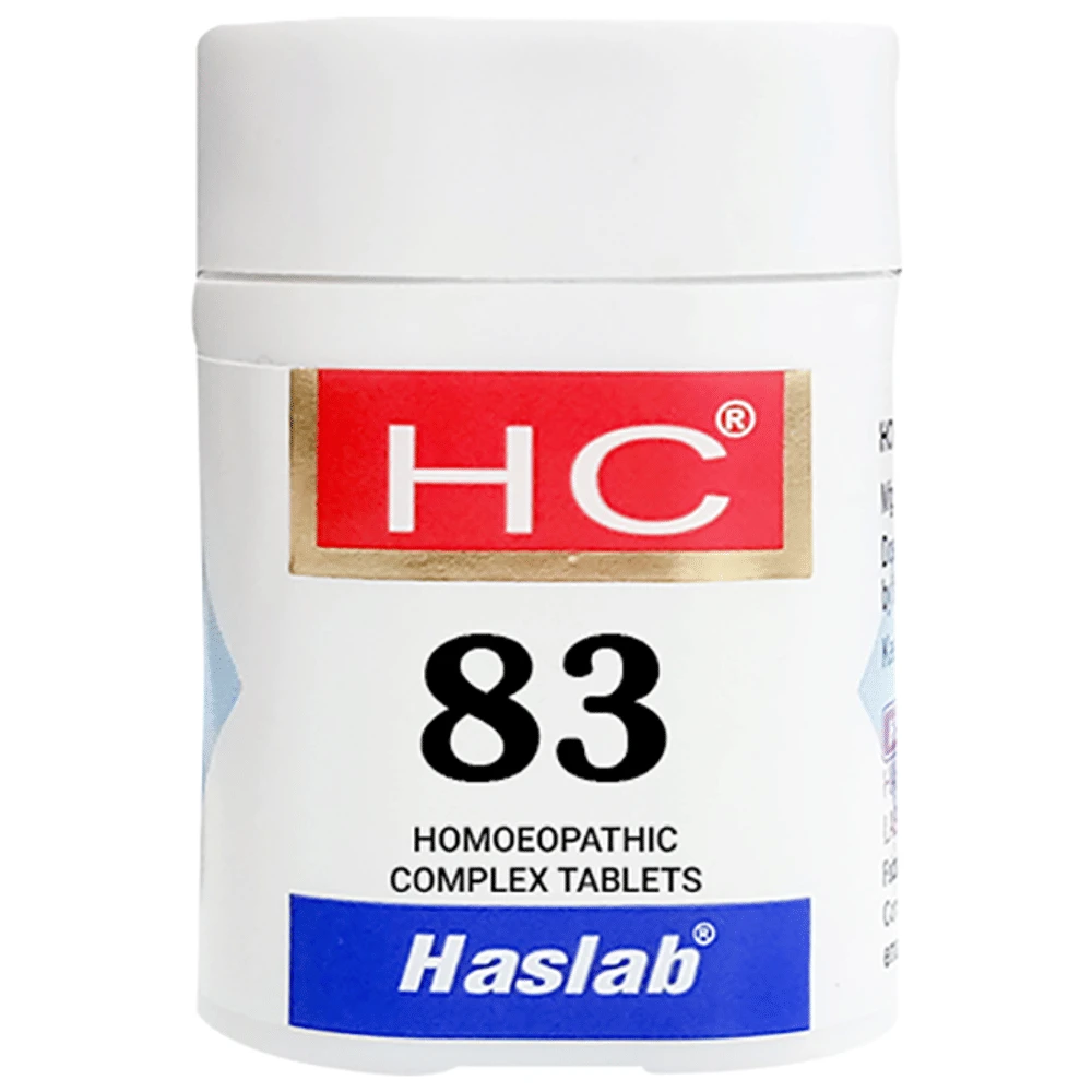 Haslab HC 83 Lolium Complex Tablet bottle of 550 gm Tablet