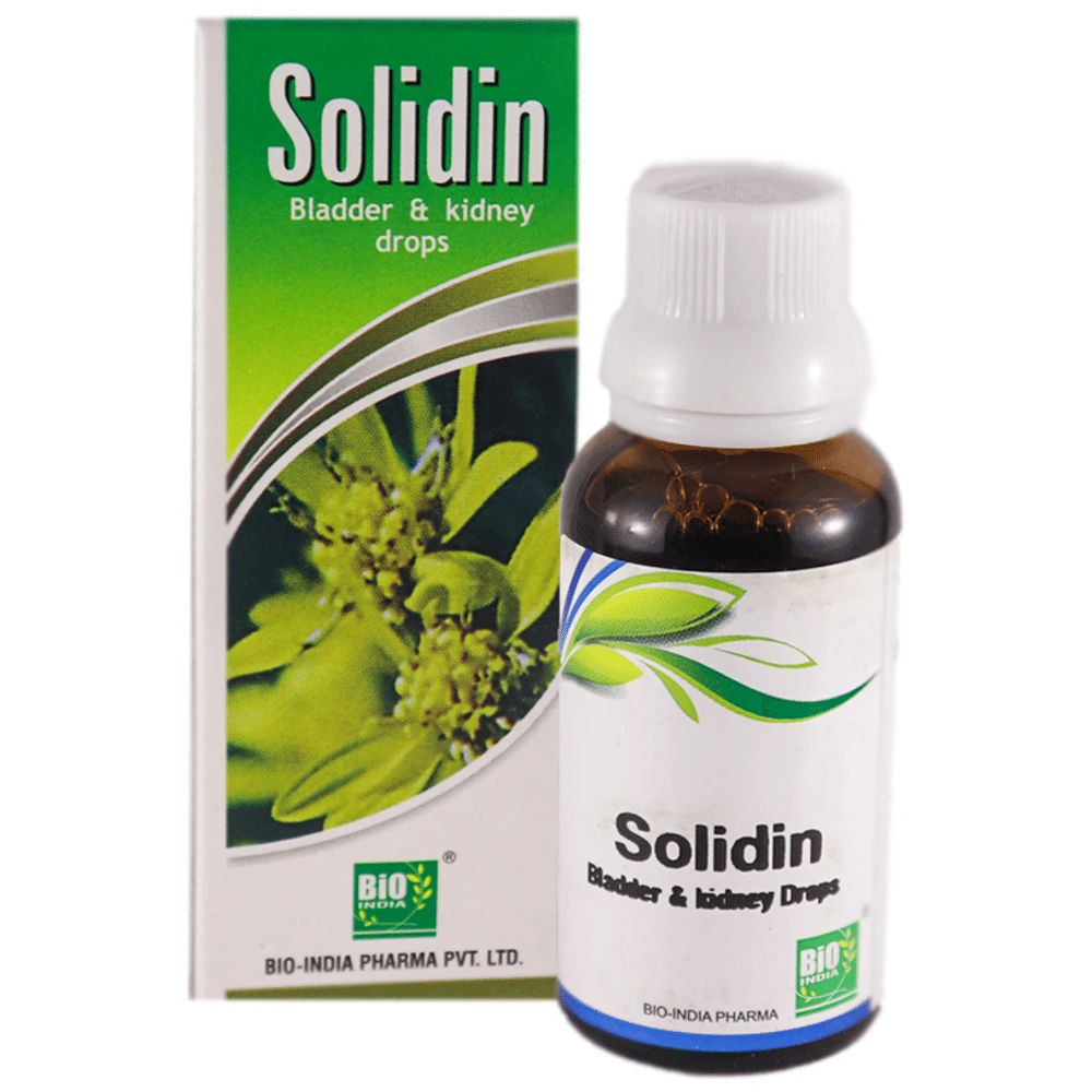 Bio India Solidin Bladder & Kidney Drop bottle of 30 ml Drop