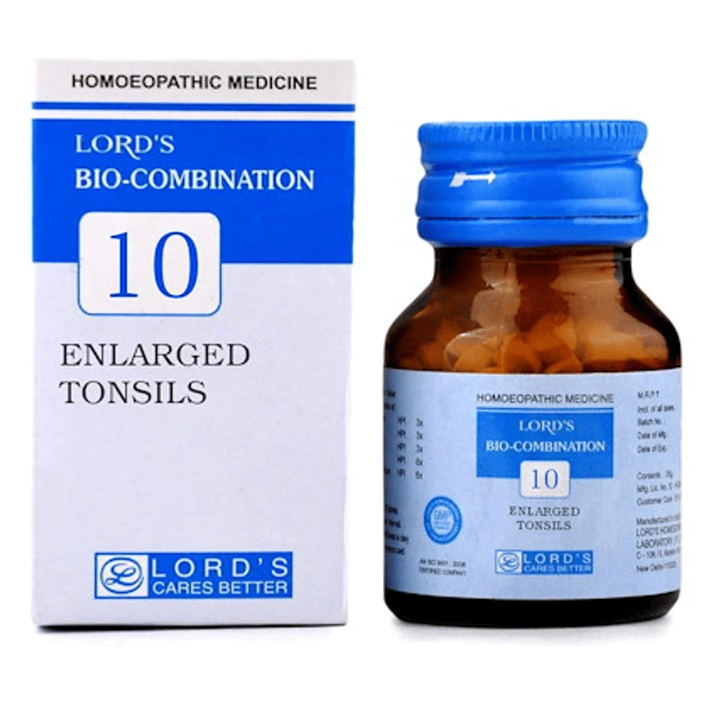 Lord's Bio-Combination 10 Tablet bottle of 25 gm Biocombination Tablet