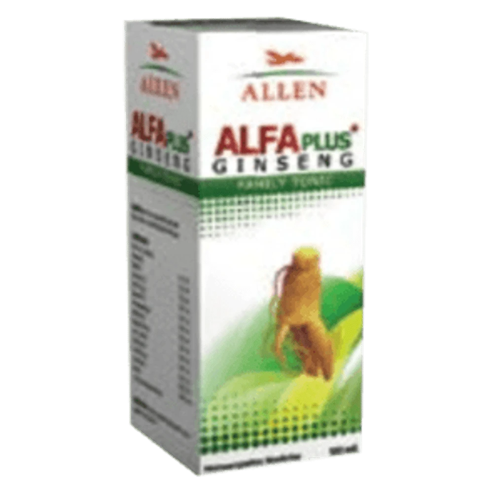 Allen Alfa Plus Ginseng Family Tonic bottle of 100 ml Tonic
