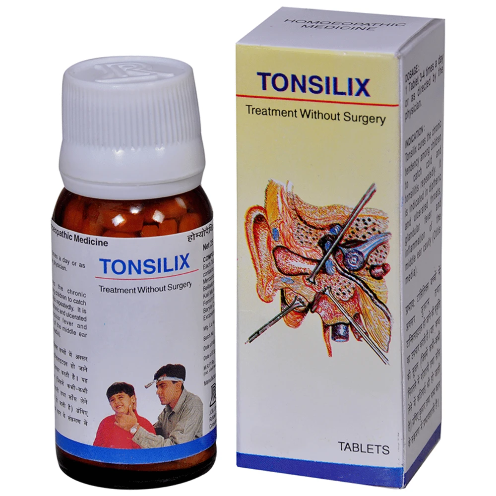 Ralson Remedies Tonsilix Tablet bottle of 25 gm Tablet