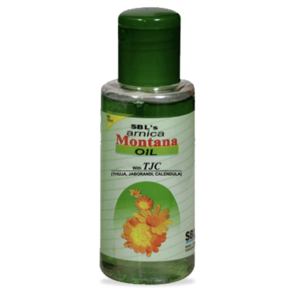 SBL Arnica Montana Hair Oil with Tjc bottle of 200 ml Oil