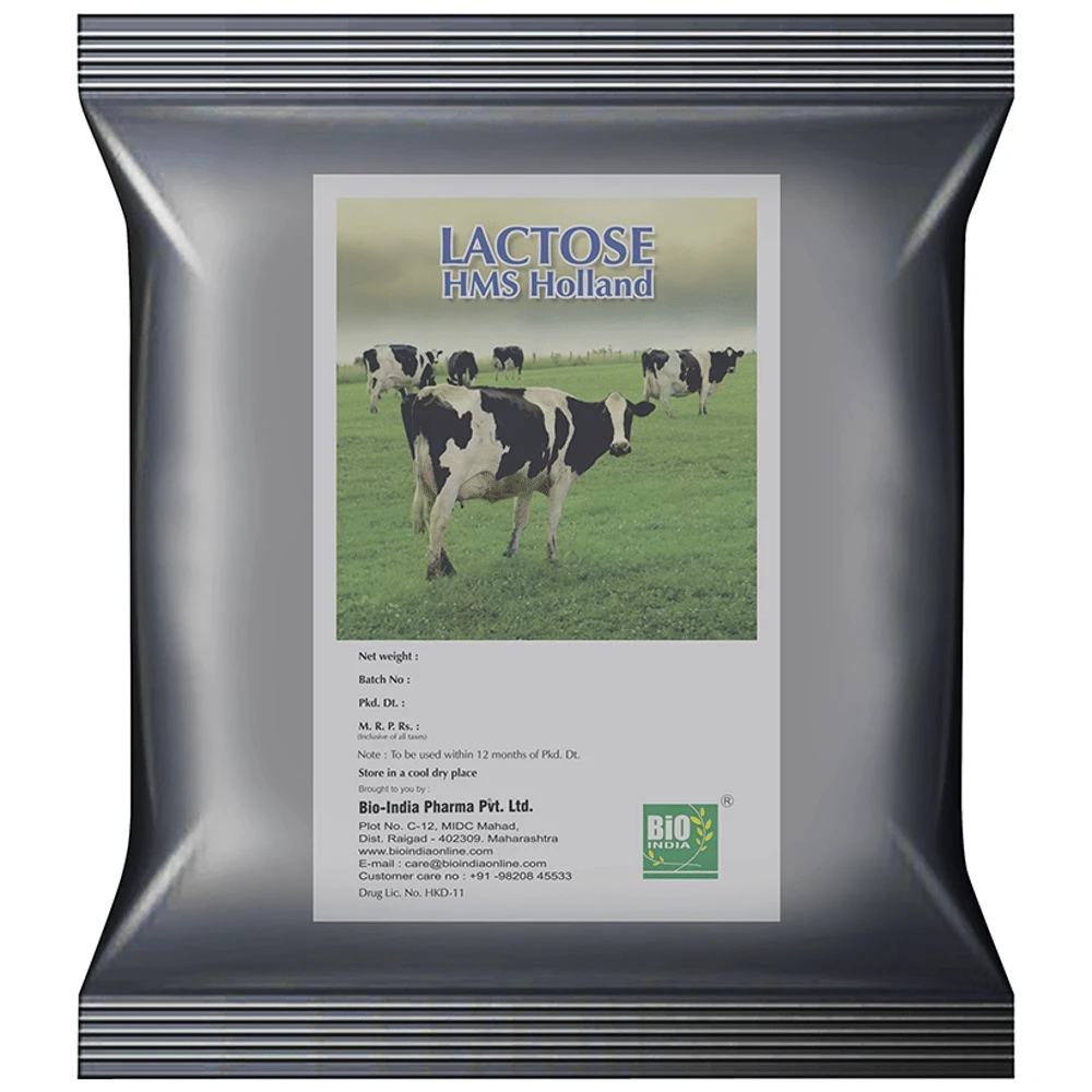 Bio India Lactose HMS Holland Powder packet of 500 gm Powder