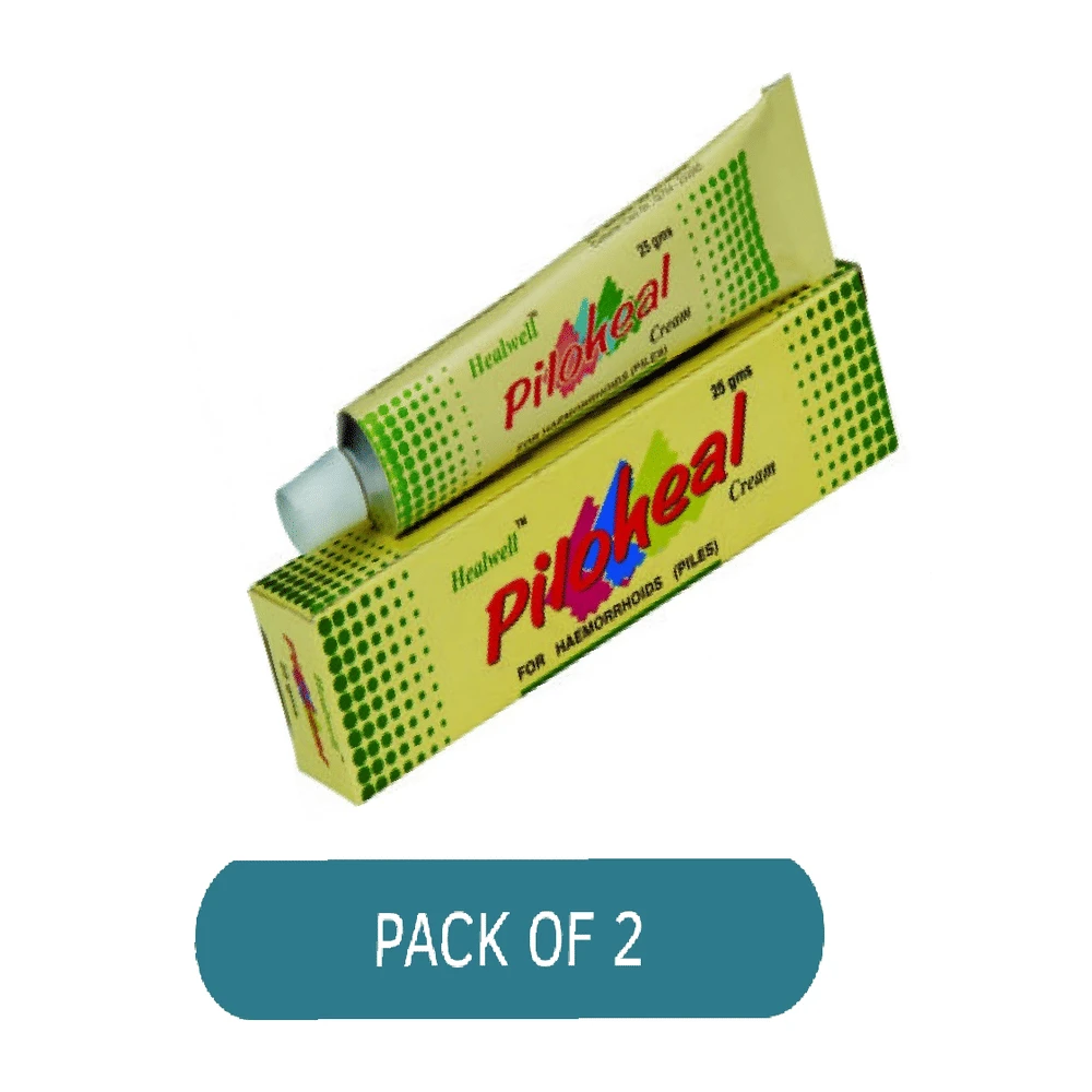 Healwell Piloheal Cream tube of 25 gm Cream
