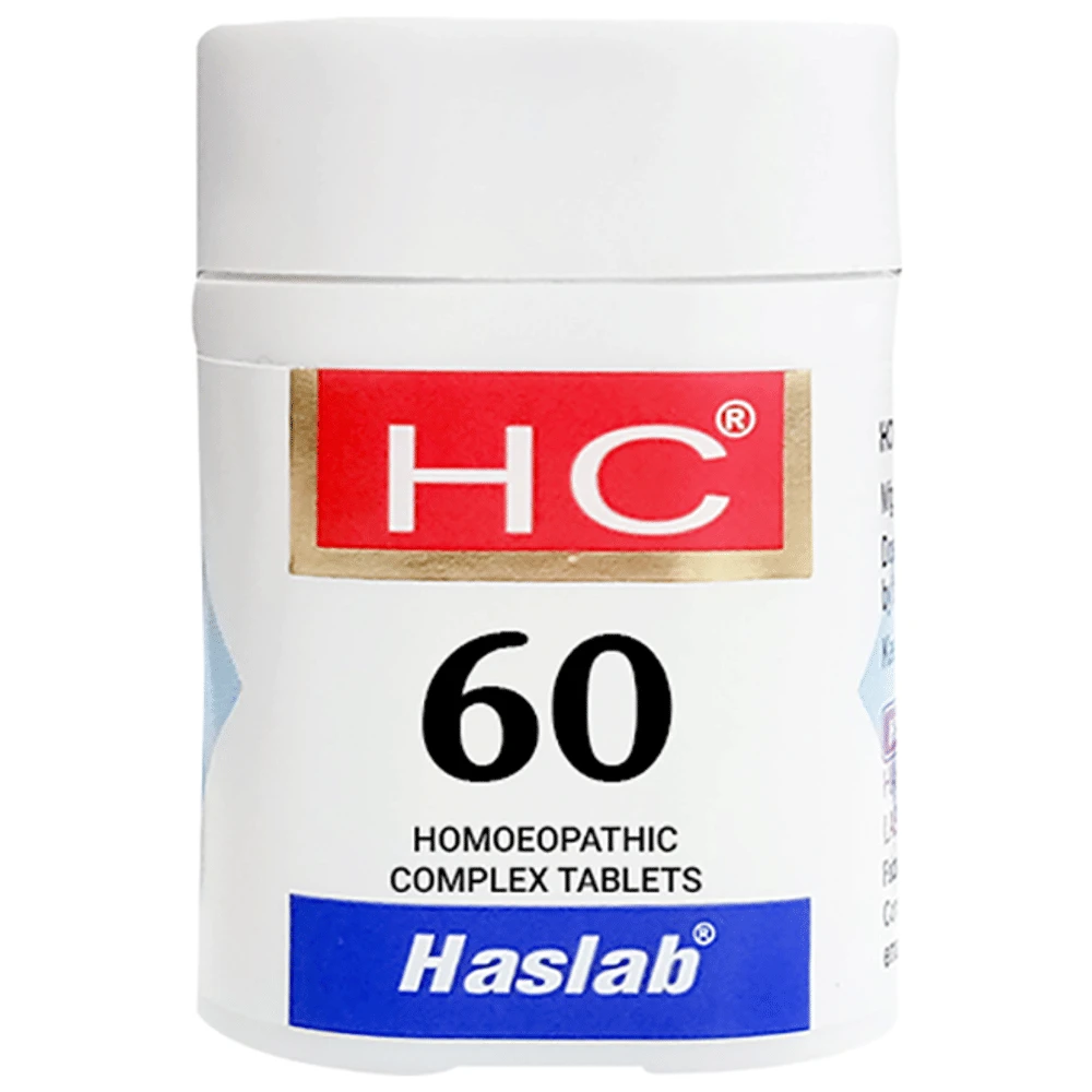 Haslab HC 60 Phytolacca Complex Tablet bottle of 550 gm Tablet