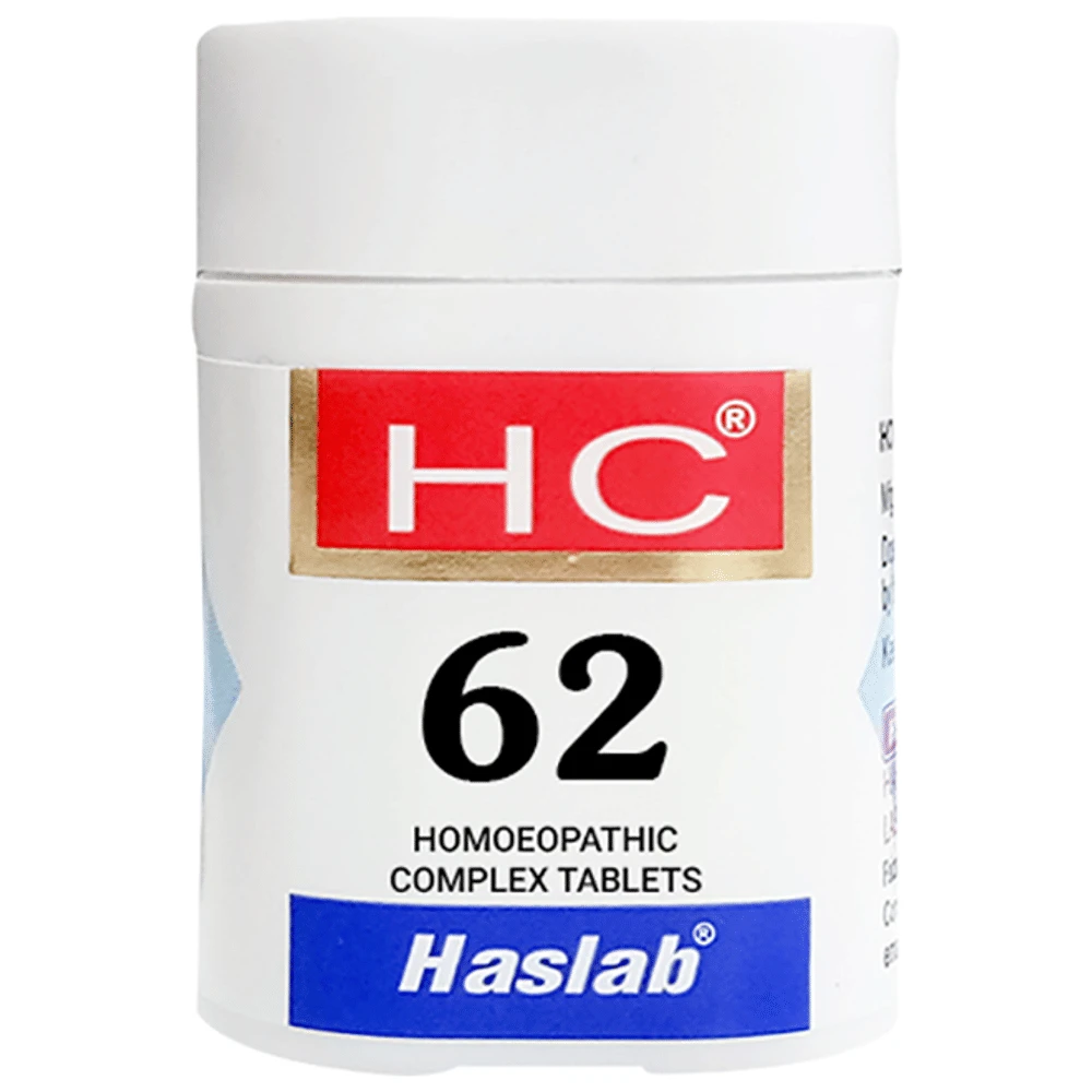 Haslab HC 62 Gelsemo Complex Tablet bottle of 550 gm Tablet