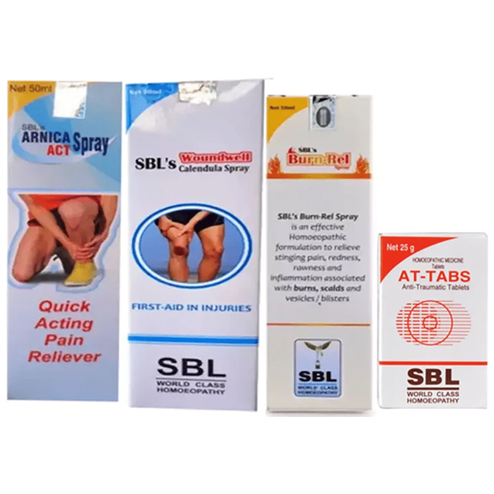 SBL 118 First Aid Pack (Combo Of 4) packet of 1 Kit