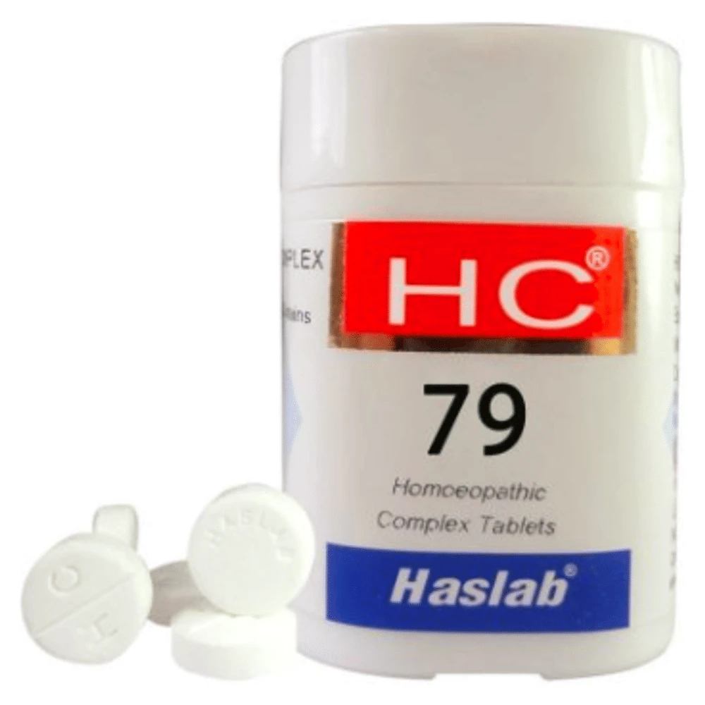 Haslab HC 79 Physiological Complex Tablet bottle of 20 gm Tablet