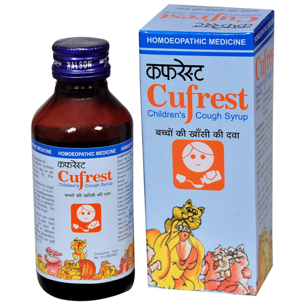 Ralson Remedies Cufrest Children's Cough Syrup bottle of 60 ml Syrup