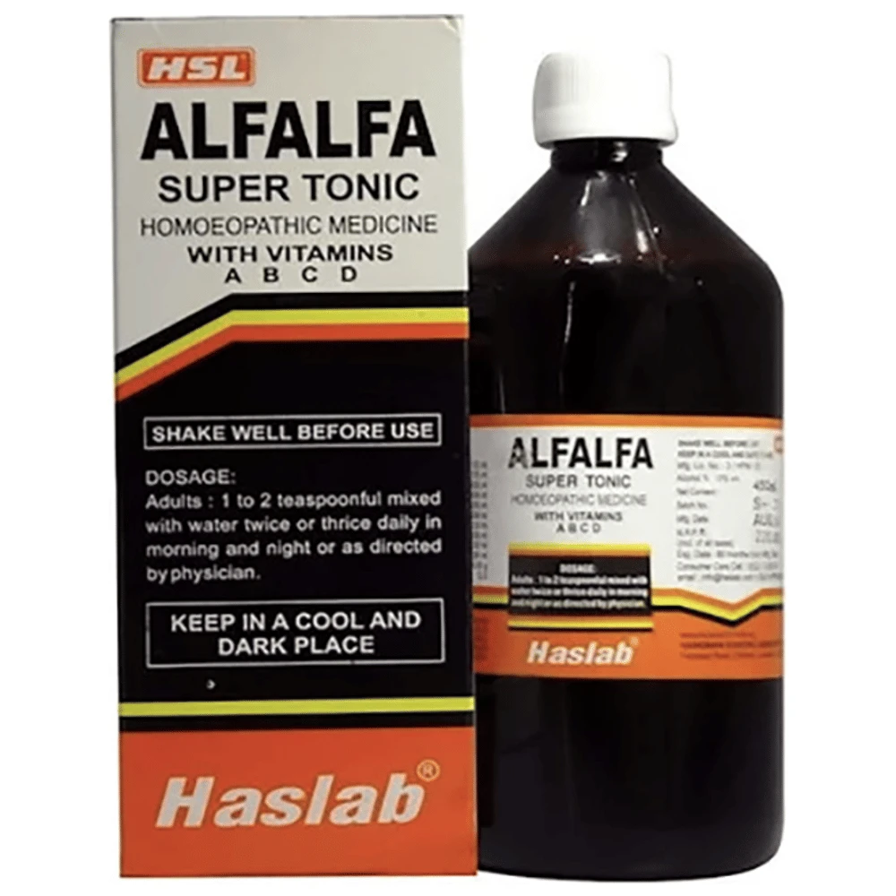 Haslab Alfalfa Super Tonic bottle of 450 ml Tonic Haslab Alfalfa Super Tonic bottle of 450 ml Tonic
