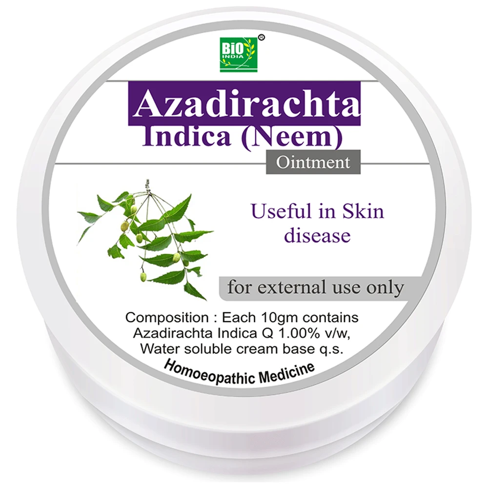 Bio India Azardiracta Indica (Neem) Ointment jar of 30 gm Ointment