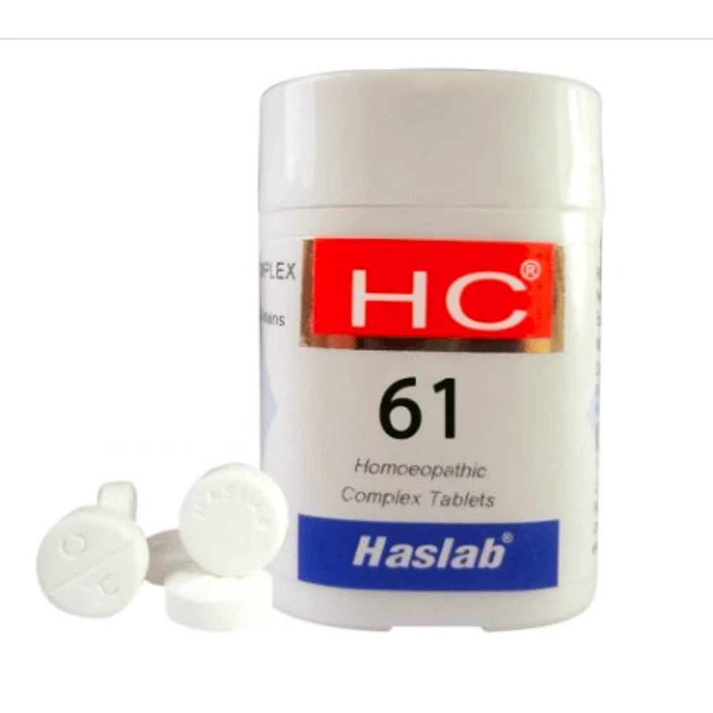 Haslab HC 61 Pepsin Complex Tablet bottle of 20 gm Tablet