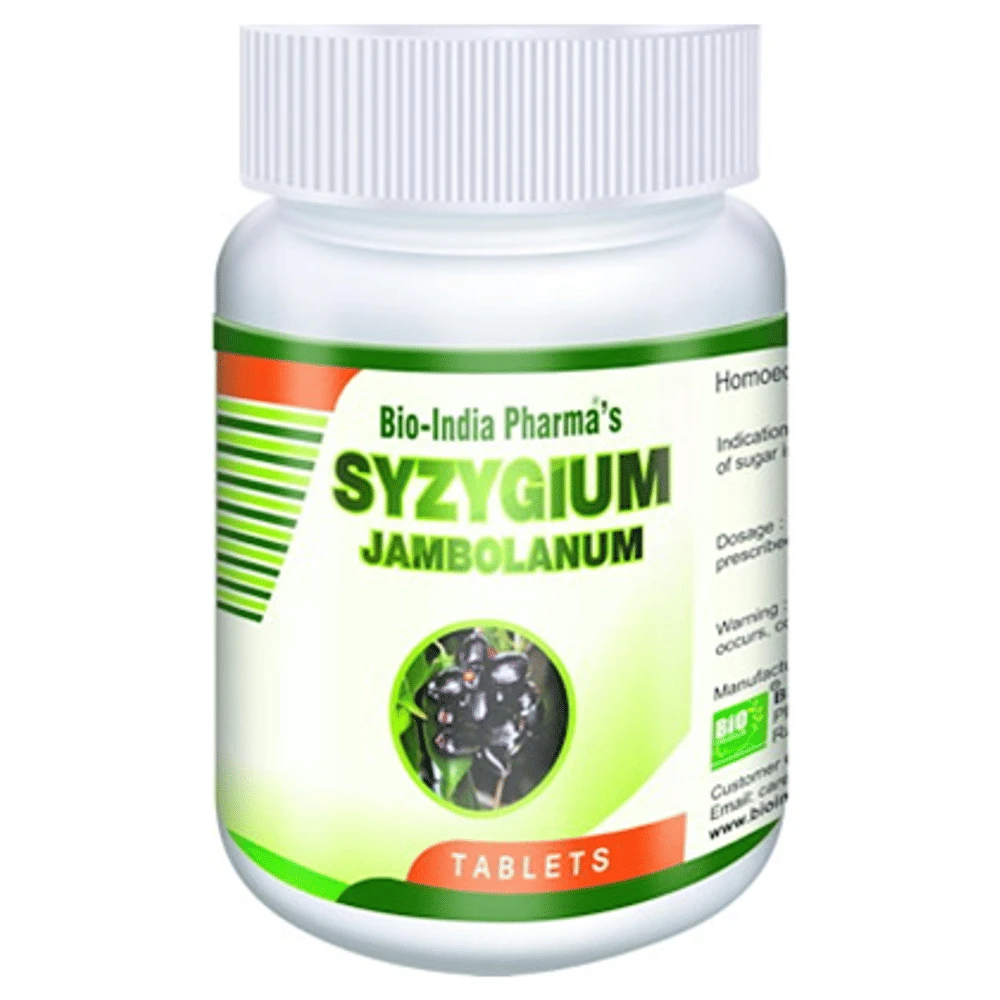 Bio India Syzygium Jambolanum Tablet bottle of 20 gm Tablet