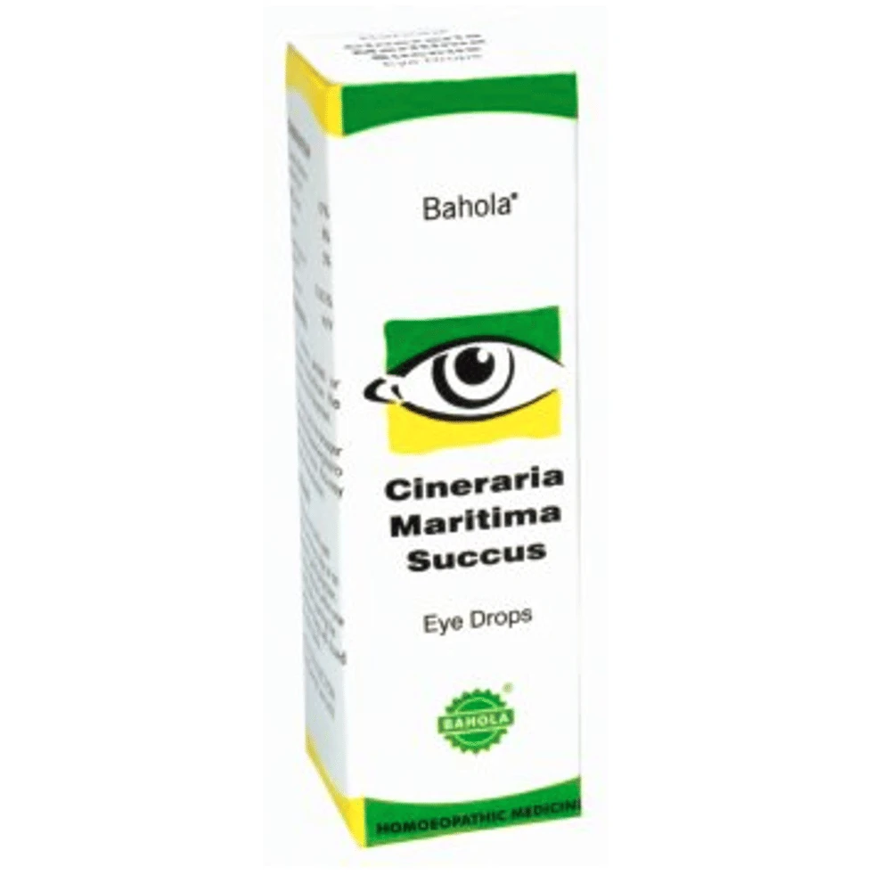 Bahola Cineraria Maritima Succus Eye Drop bottle of 10 ml Eye Drop