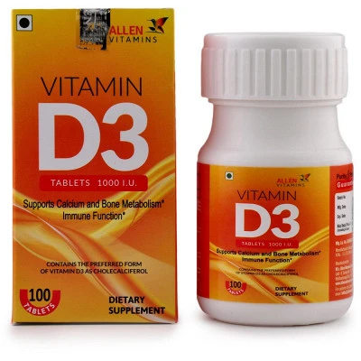 Allen Vitamin D3 (100tab) Allen Vitamin D3 (100tab)